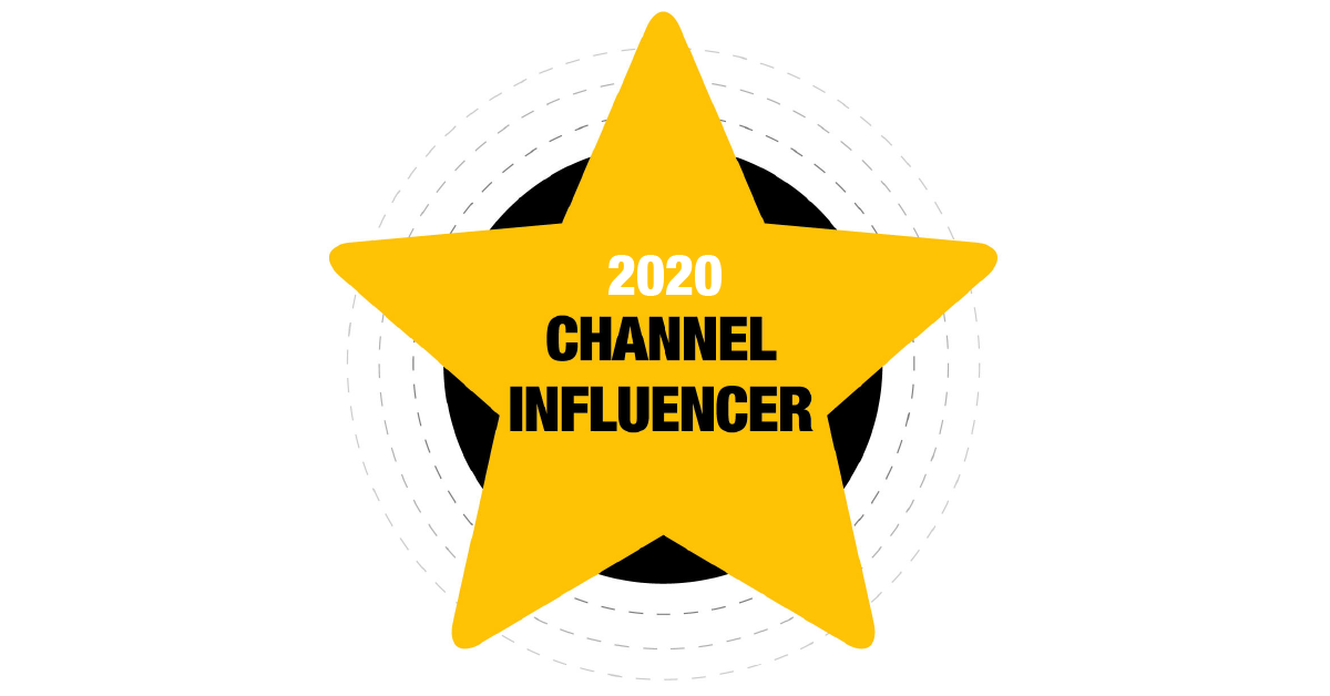 logo for 2020 Channel Influencer