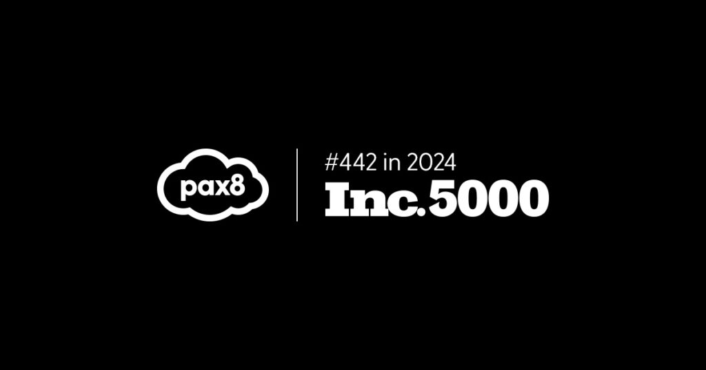 Pax8 ranks #442 on Inc. 5000 list