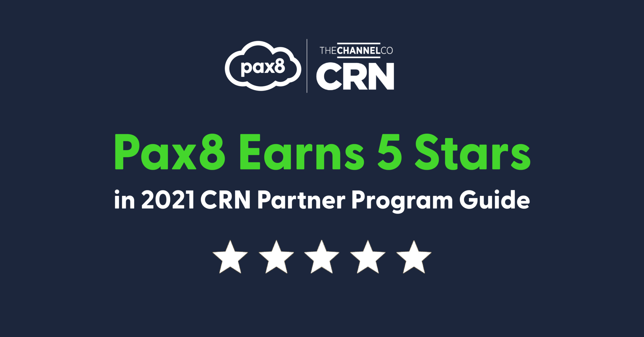 Pax8 Awarded a 5-Star Rating for the 2021 CRN Partner Program Guide ...