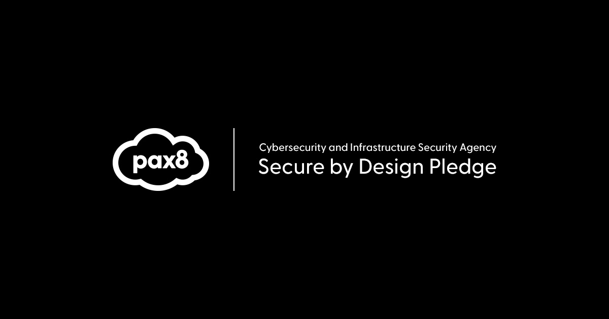 Pax8 Secure by Design pledge